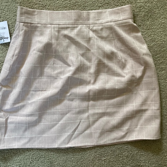 SOLD! Pink plaid mini skirt (NWT) - Picture 2 of 3